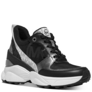 NEW! Michael Michael Kors Mickey Trainer Wedge Sneakers Women's Shoes